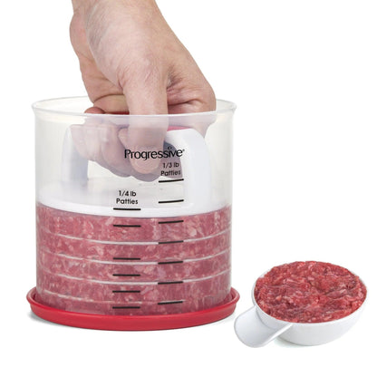 Burger Press Patty Maker Set – Make Perfect Evenly Sized Burgers at Home